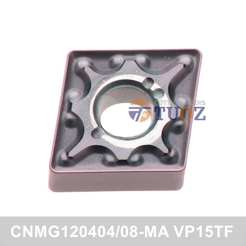 

Original CNMG120404-MA CNMG120408-MA VP15TF Carbide Inserts VP15TF Turning Tools Stainless Steel, Steel, Cast Iron Universal