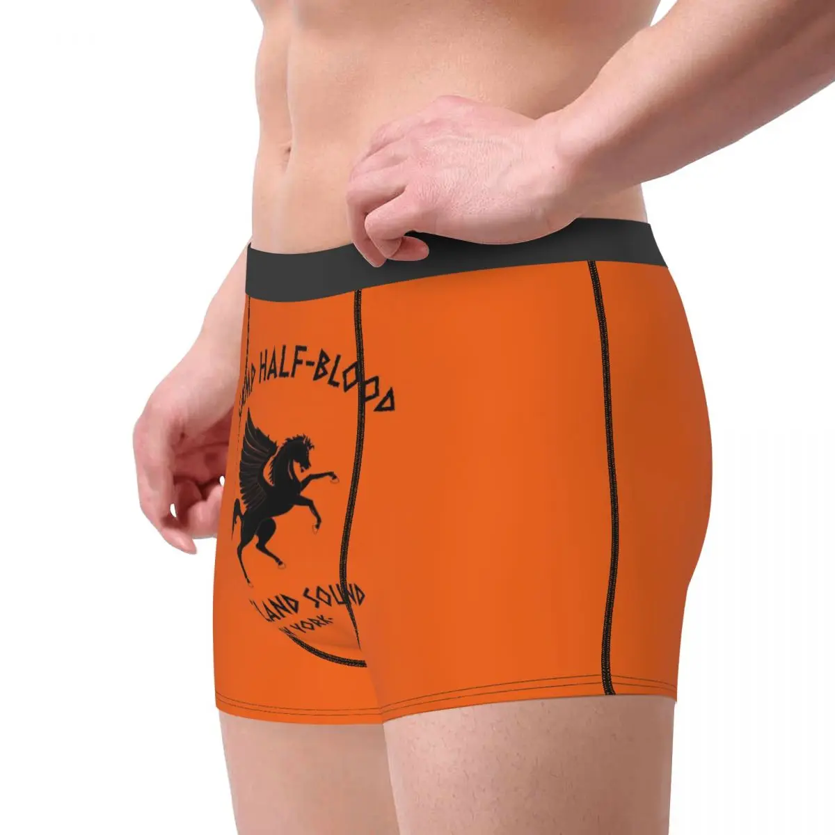 الملاكم السروال السراويل مخيم نصف الدم سراويل الرجال تهوية الملابس الداخلية لهدايا رجل صديقها أوم #4