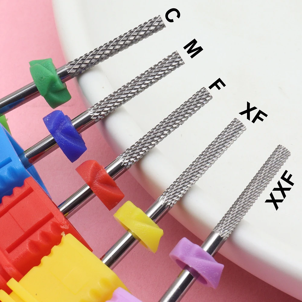 

1 шт., безопасные сверла для ногтей, 3/32 дюйма, сверла для кутикулы из карбида вольфрама, двухстороннее вращение для пилки для ногтей, омертвевшая кожа, подготовка Cl