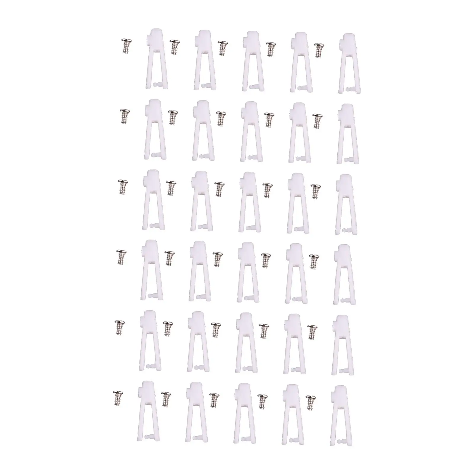 30 قطعة من ملحقات مجموعة مشابك ومسامير على شكل حرف U لـ 4 أبواق للتحكم في الفتحات #4