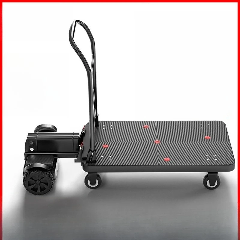 

Electric trolley, balance car, foldable handling tool cart, distribution small flat truck