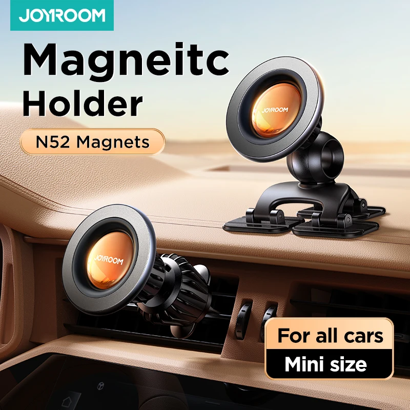 Joyroom Magnetic Car Phone Holder Mount Universal Air Vent & Dashboard Smartphone Stand Bracket Cell GPS Support in Car