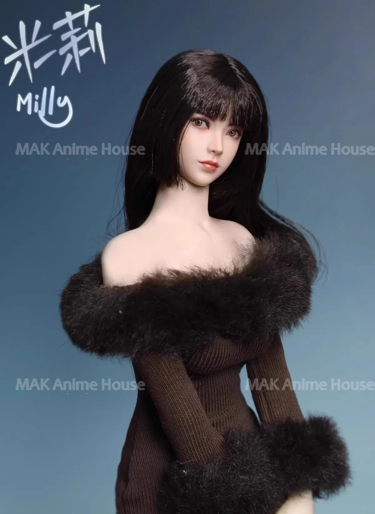JKTOYS K-007 1/6 Bellezza Asiatica Dolce Milly Occhi Mobile Testa Sculpt Intagliare Misura 12 ''Femmina Soldato Action Figure Corpo