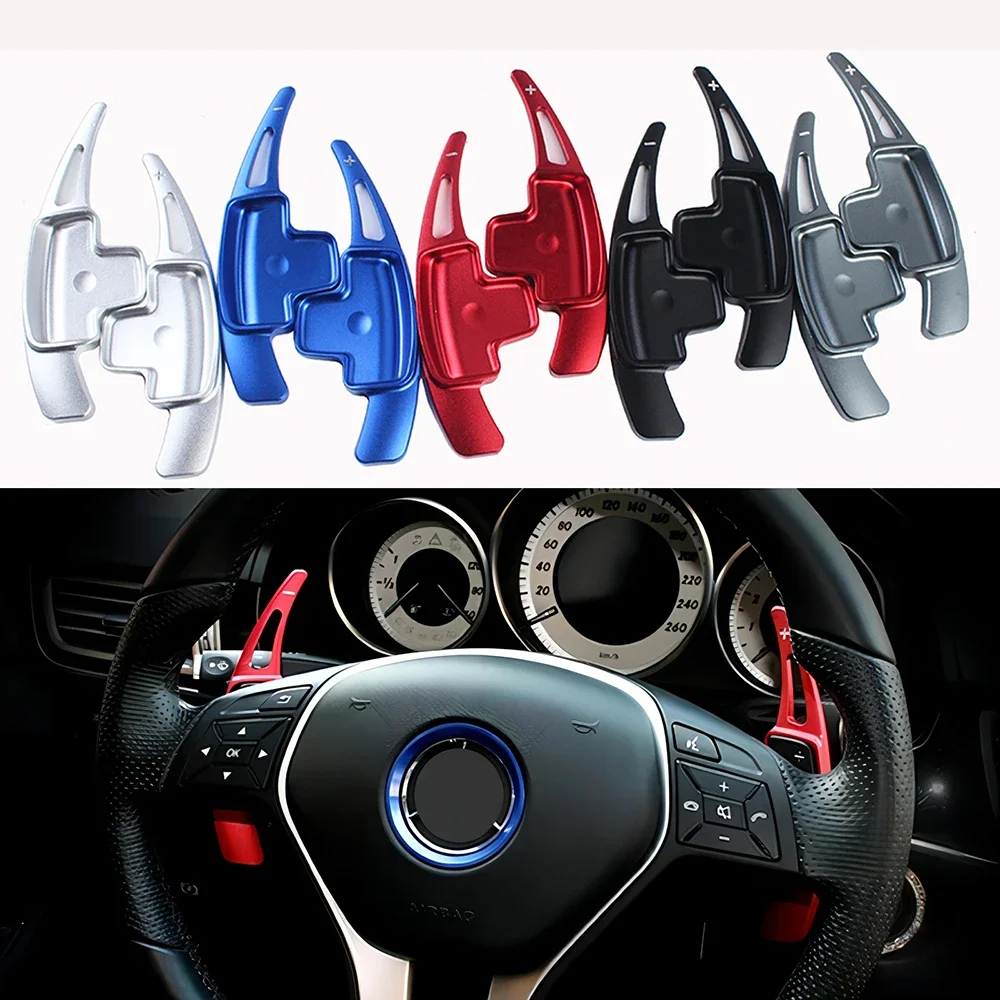 

Paddle Shifter For Mercedes-Benz A Class A180 A200 A220 A250 W176 2013-2015 Aluminum Alloy Car Steering Wheel Shift Paddle 2PCS