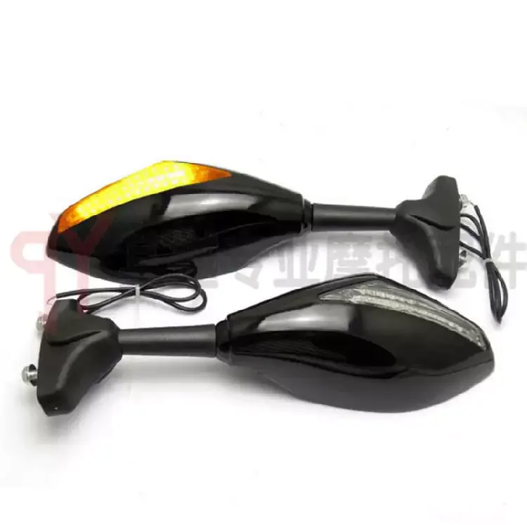 Motorcycle Front Back LED Turn Signal Integrated Mirrors for HONDA CBR 600RR 1000RR F3 F4 Yamaha FZ1 FAZER Suzuki SV650