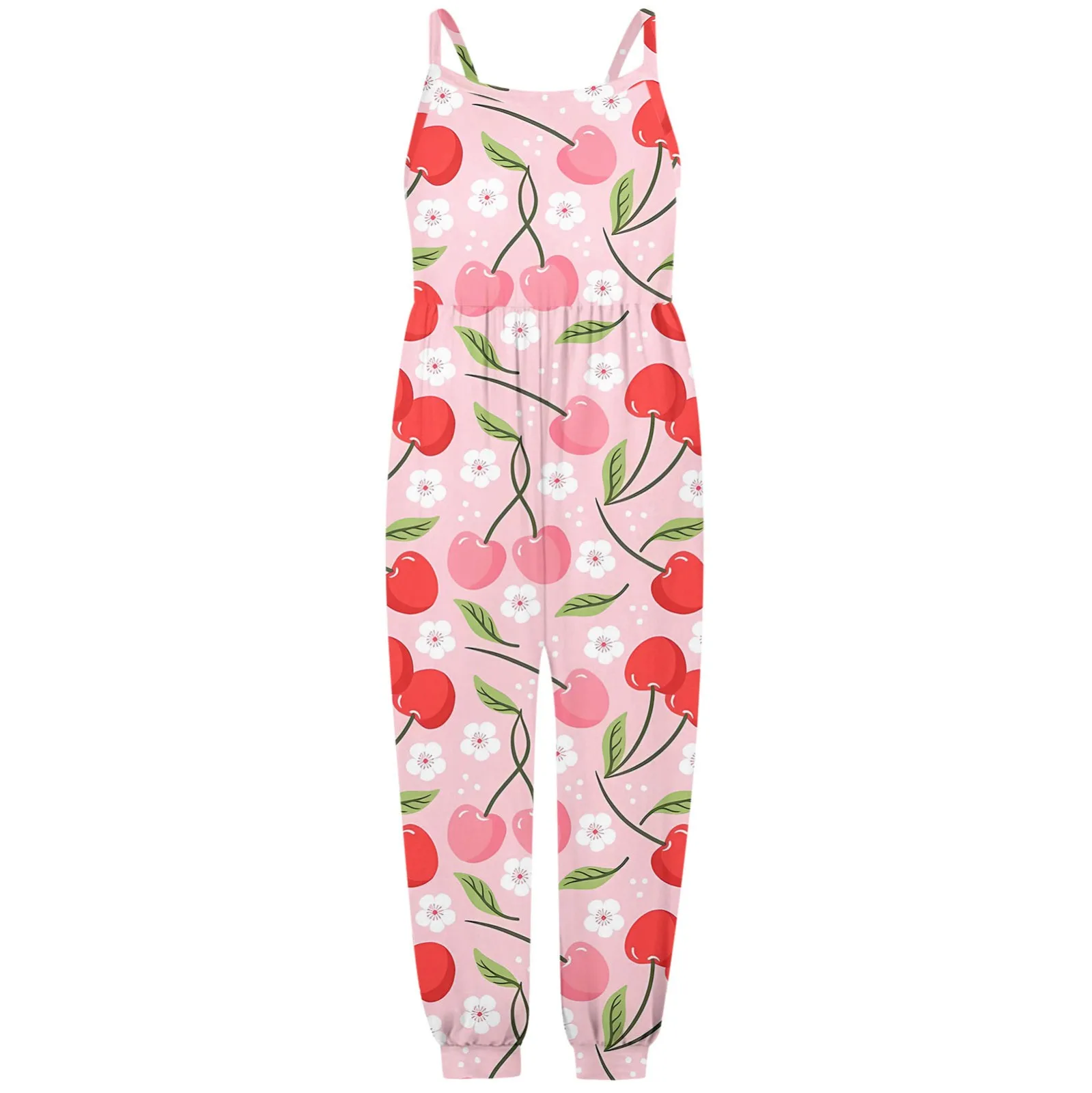 

Cute Baby Girl Summer Outfits Girls Summer Comfortable And Breathable Cartoon Print Jumpsuit 6 Month Baby Girl