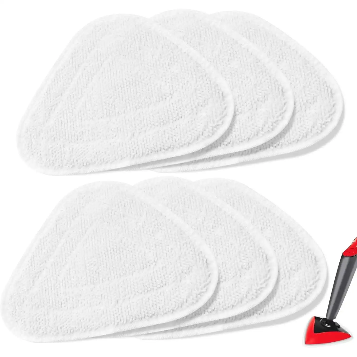 Almofadas de esfregão a vapor para esfregão a vapor Vileda Plus e esfregão a vapor Vileda, almofadas de recarga de esfregão a vapor Vileda de substituição, almofada de microfibra