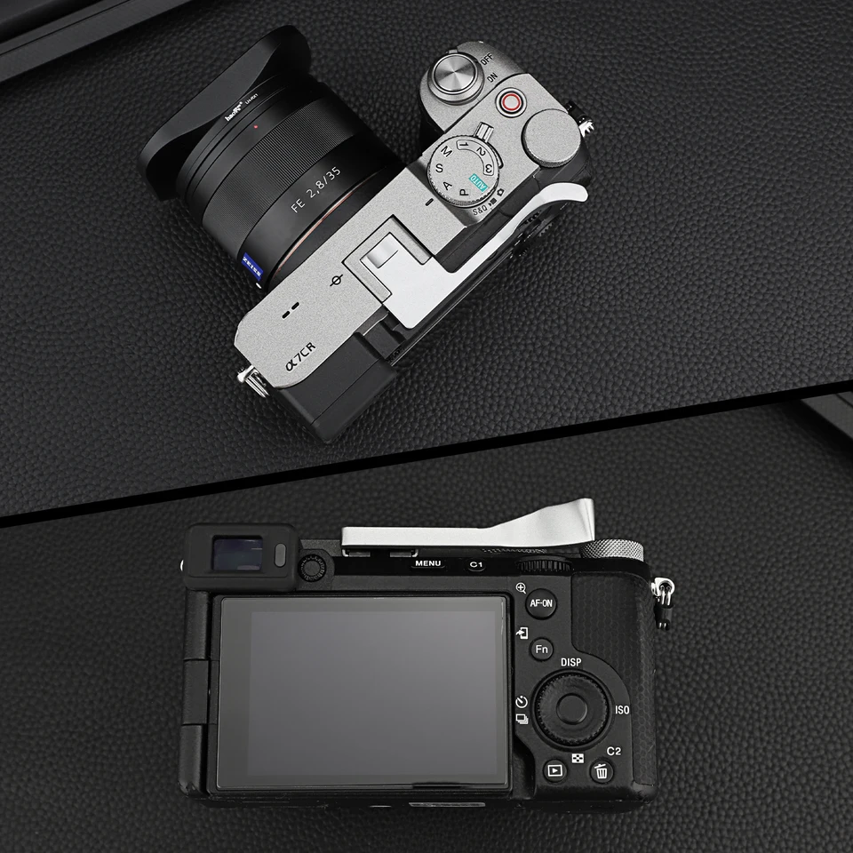 Haoge ソニー α7C II メタルハンドグリップ シルバー THB-A7CII-S