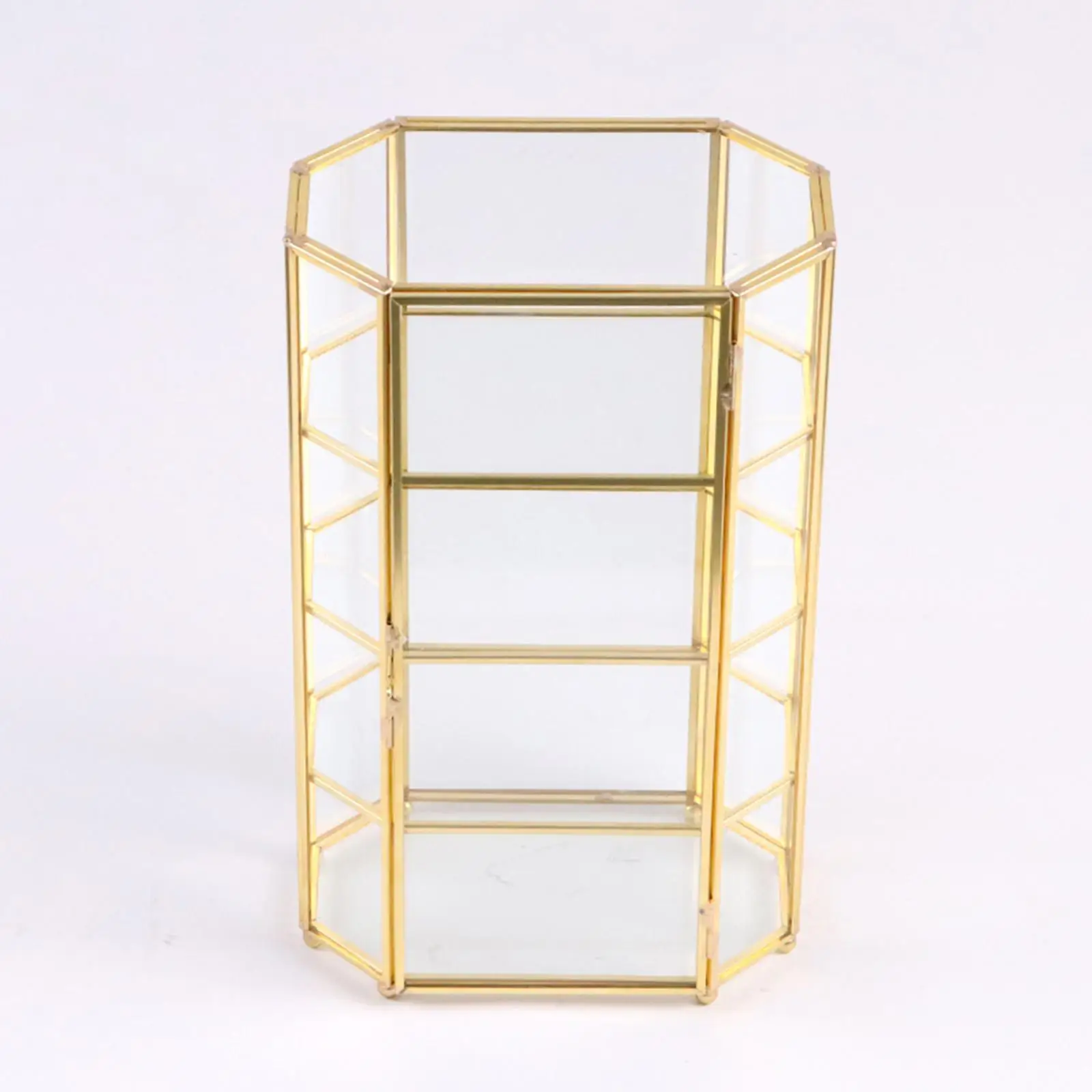 Glass Jewelry Box Multi Layer Design Decorative Box for Rings Women Bracelet