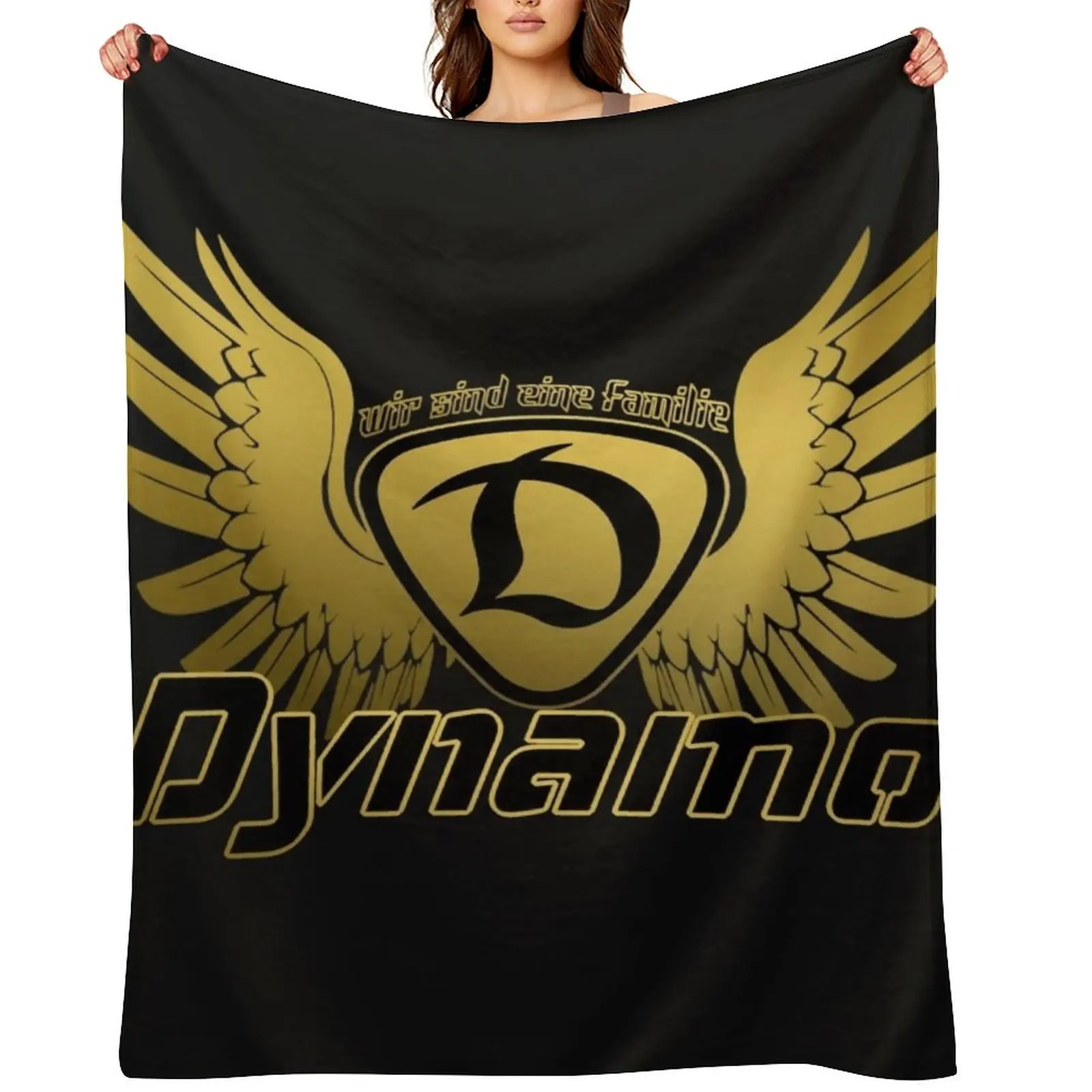 

Dynamo we are family Throw Blanket Vintage Single Nap Plaid on the sofa Blankets