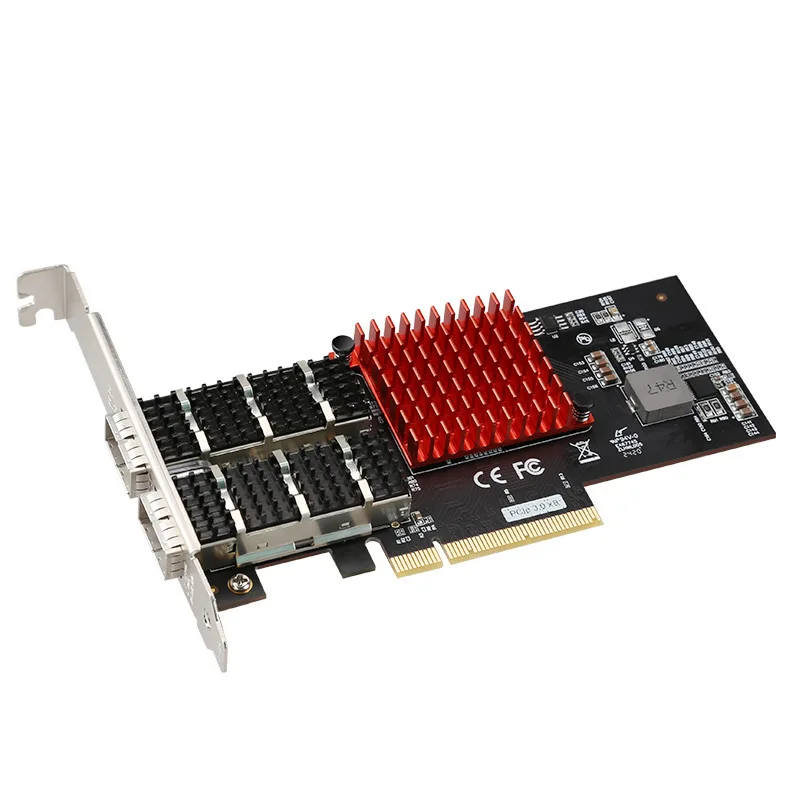 40G Gigabit Dual Port Network Card XL710-QDA2 PCI-E X8 QSFP Gigabit Fiber Optic Network Card Video card