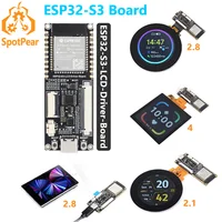 Placa de desarrollo de controlador LCD ESP32-S3 RGB/SPI N8R8 para pantalla táctil cautiva de 2,1 pulgadas/2,8 pulgadas/4 pulgadas
