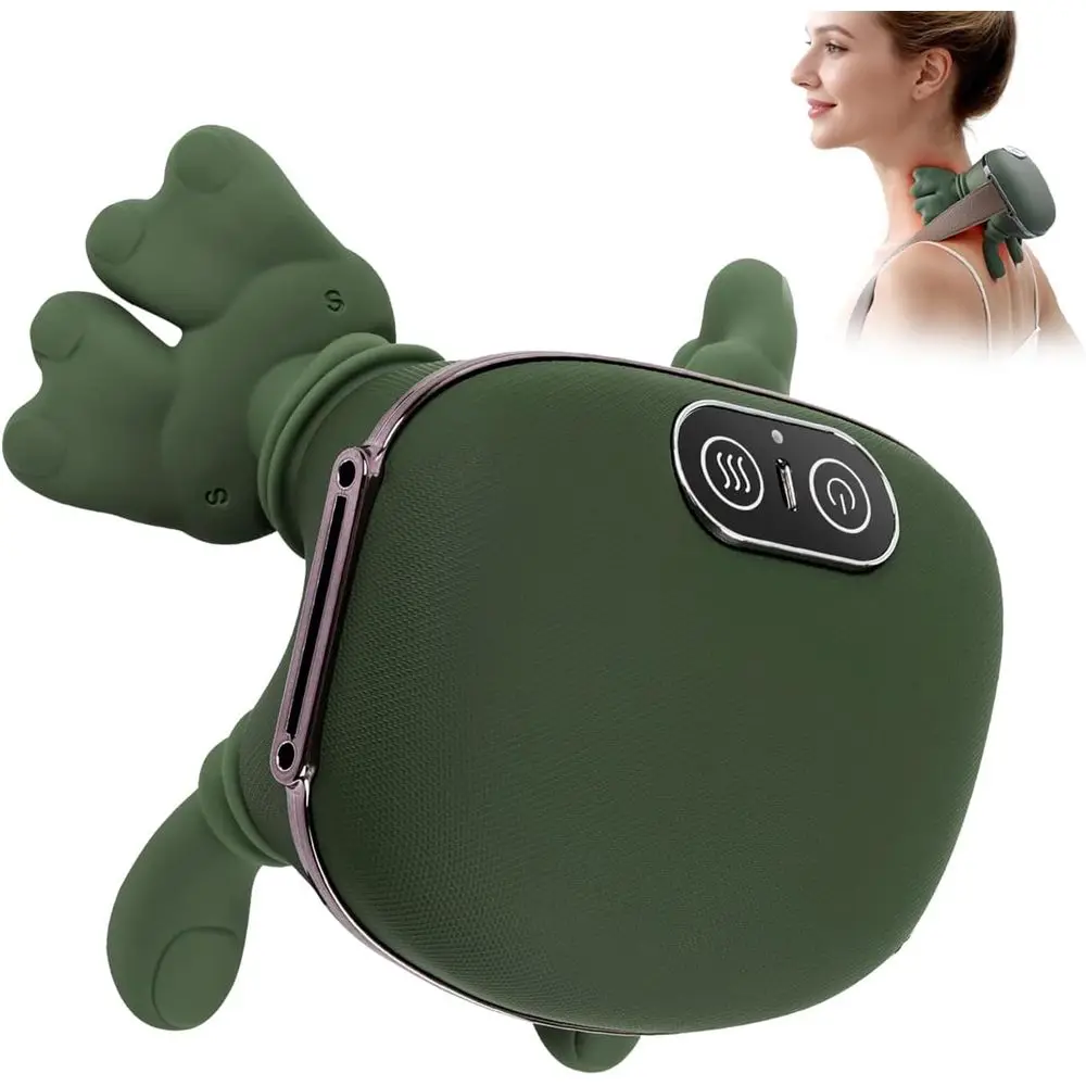 

Портативный электрический массажер для глубокого массажа тканей шиацу для плеч и спины с 3 расслабляющими режимами