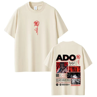 Ado Hibana World Tour 2025 T-shirt Men Women Fashion Pop Music T Shirts Unisex Y2k Japanese Style Streetwear Male Casual Tshirt