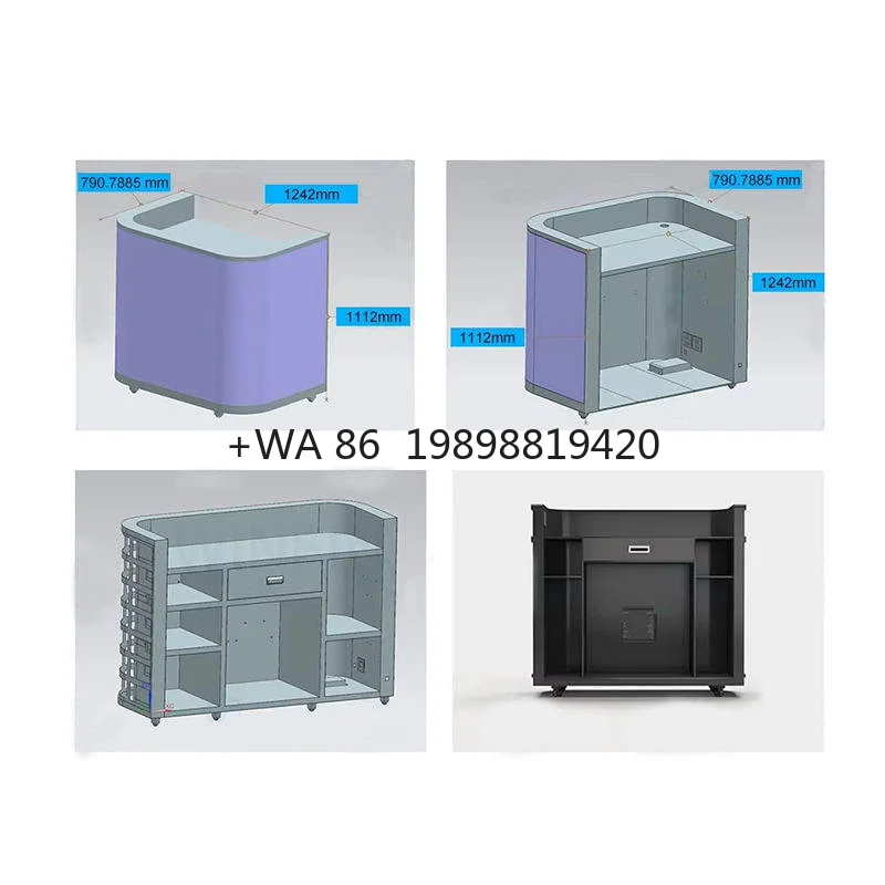 Mobile Digital Curved LED Video Wall TV Facade Top Dance Stand Portable Table Exhibition LED DJ Booth Screen