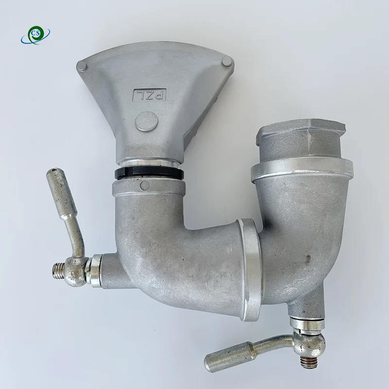 Manufacture Water Truck 1.5inch 2inch Thread Three Bend Duckbill Spray Head Nozzle Sprinkler Front Nozzle Universal Base-HDF