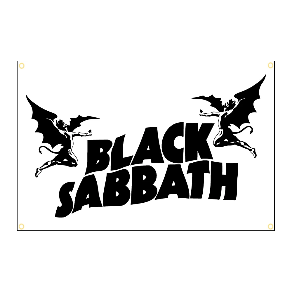 3Jflag  90x150cm Black Sabbaths Music Band flag Underground Metal pop singer rock Interior decoration banner tapestry