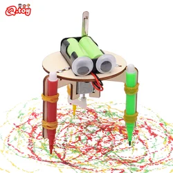 Kits de vástago de Robot Graffiti DIY para niños, juguete educativo de ciencia DIY, experimento, suministros escolares de desarrollo para niños