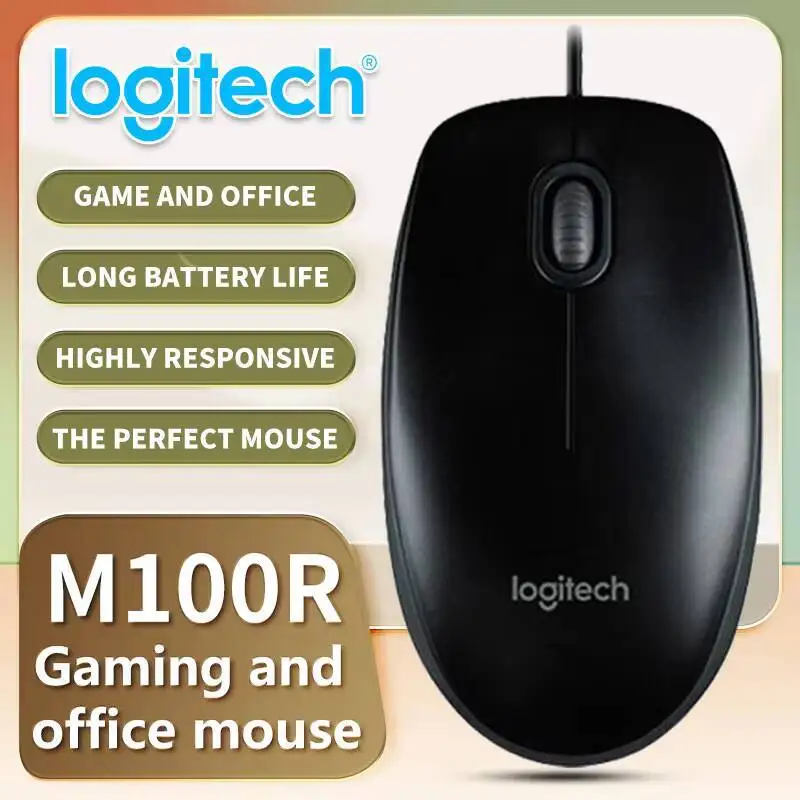 Il mouse da ufficio Logitech serie M è adatto per computer desktop e laptop M330/M280/M221/M220