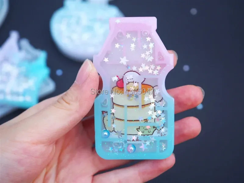 Magic shaker molds Maze Jewelry molds Oil Syringe Craft Tool UV resin Keychain Jewelry Accessories Jewelry Tools