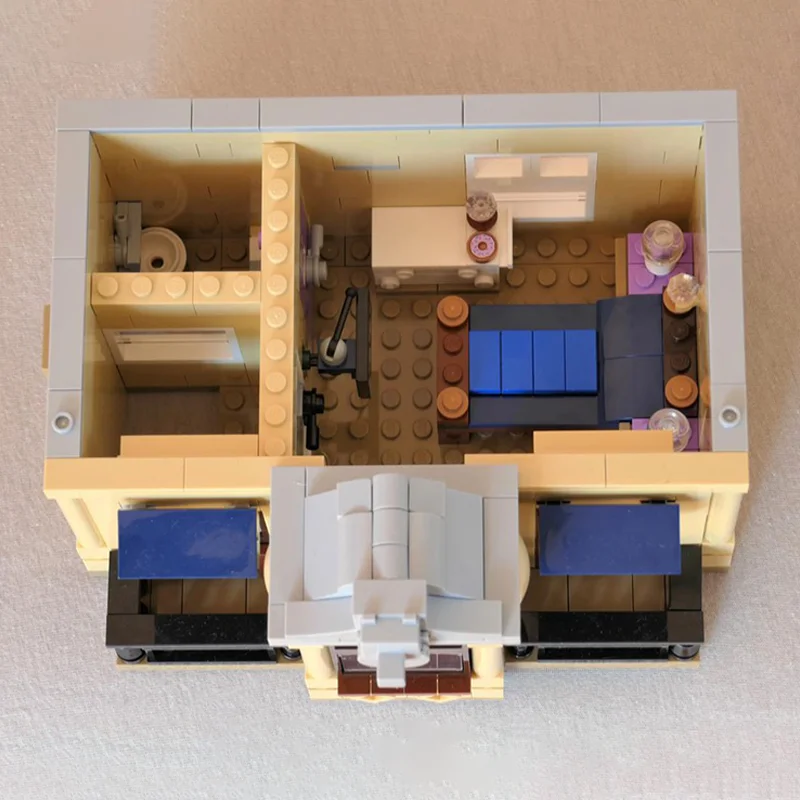 2640pcs MOC Hotel En Ijs Salon Gemodulared Model Bouwstenen Idee Kerstcadeaus Onderwijs Baksteen Kinderen Speelgoed Verjaardag