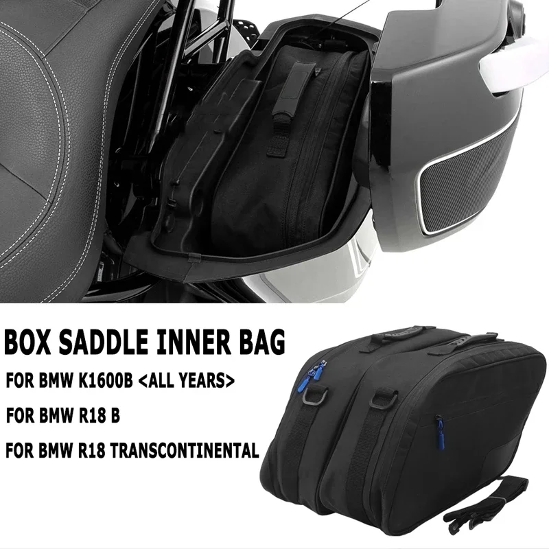 

For BMW R18 B R 18 Transcontinental K1600B K 1600 B New Motorcycle side luggage bags saddle lining bags Waterproof Saddle Bag