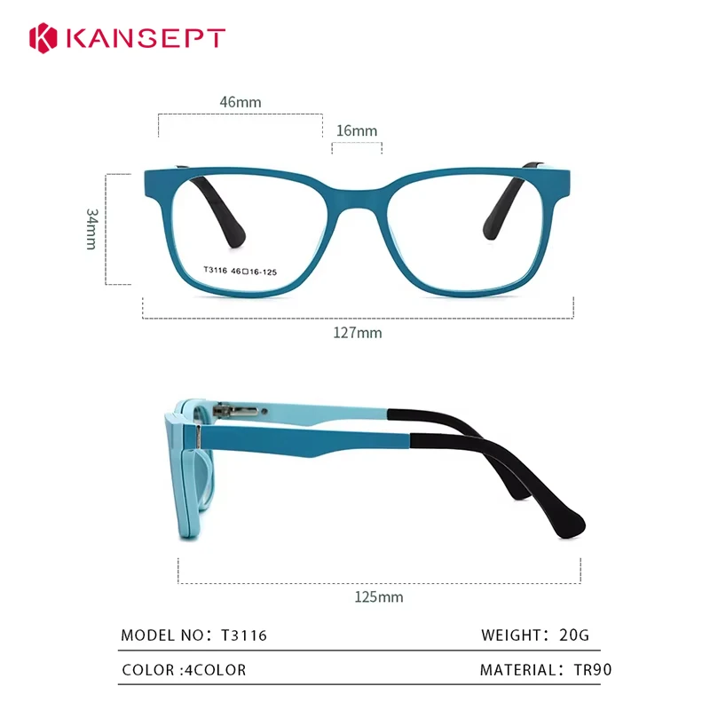 KANSEPT Kids Glasses Mens Sunglasses Women Eyepieces Eyeglass Frames for Glases Shades Female Luxury Eyeglasses Frame Men Glass