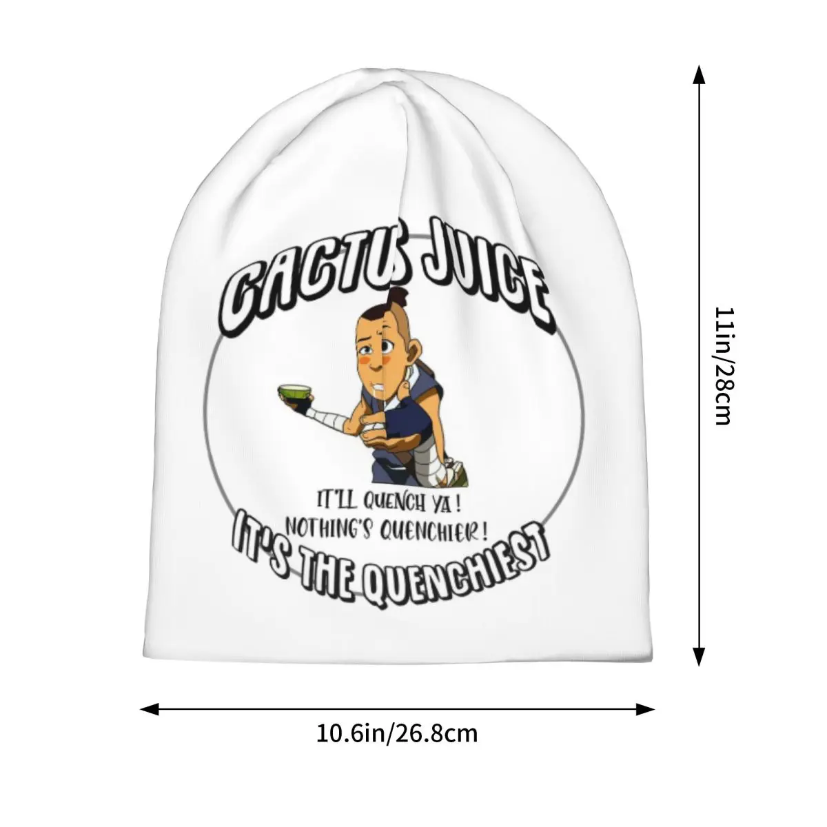 Sokka's الصبار عصير الصورة الرمزية آخر Airbender Skullies قبعة صغيرة دافئة الخريف الشتاء في الهواء الطلق قبعة محبوك بونيه قبعات الكبار