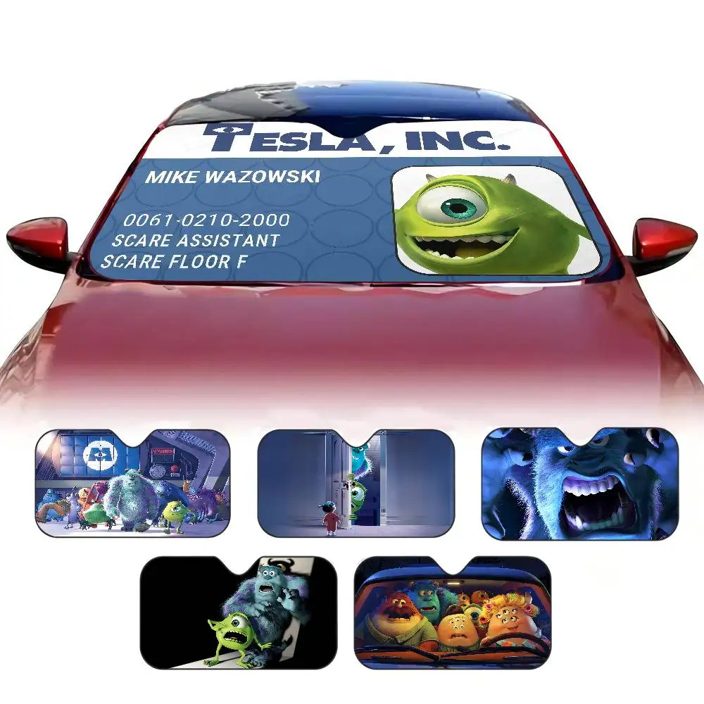 

Monsters Inc мультфильм милый автомобильный козырек от солнца лобовое стекло складной милый забавный солнцезащитный козырек от Vincent для автомобиля грузовик внедорожник блоки