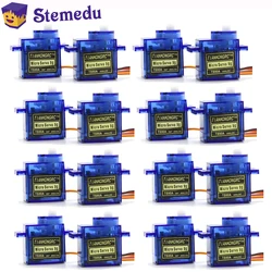 2/10/20/100PCS SG90 Mini Micro Servo 9g TS90A TS90 For RC 250 450 Airplane Helicopter Car Vehicle Models Robot DIY Project Parts