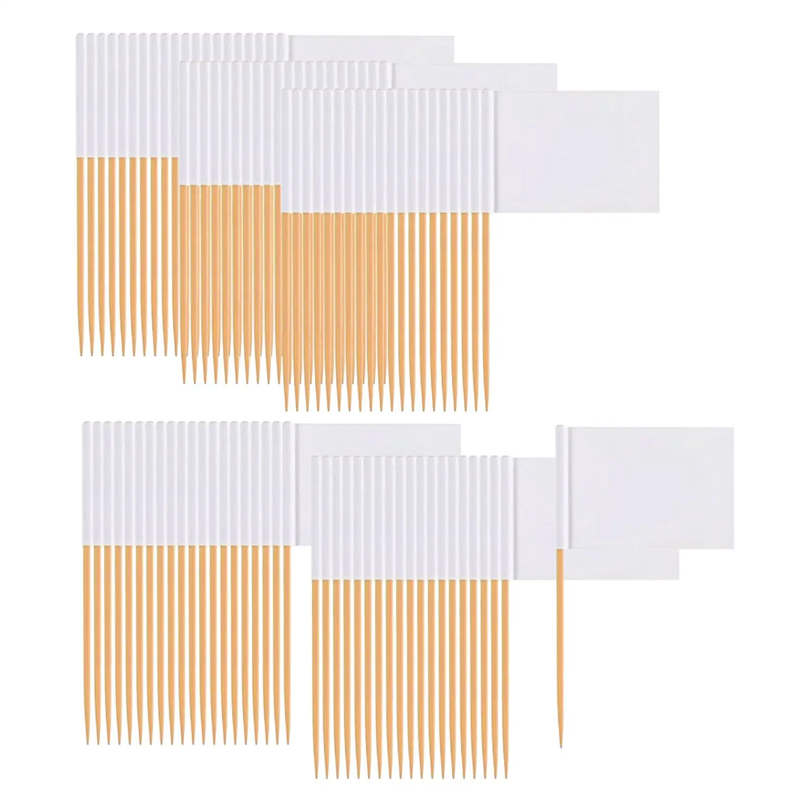 Cake Decorative Toothpick Flags Double Sided Print Mini Cupcake Toppers Picks for Fruit Cocktail Dessert Party Birthday Supplies