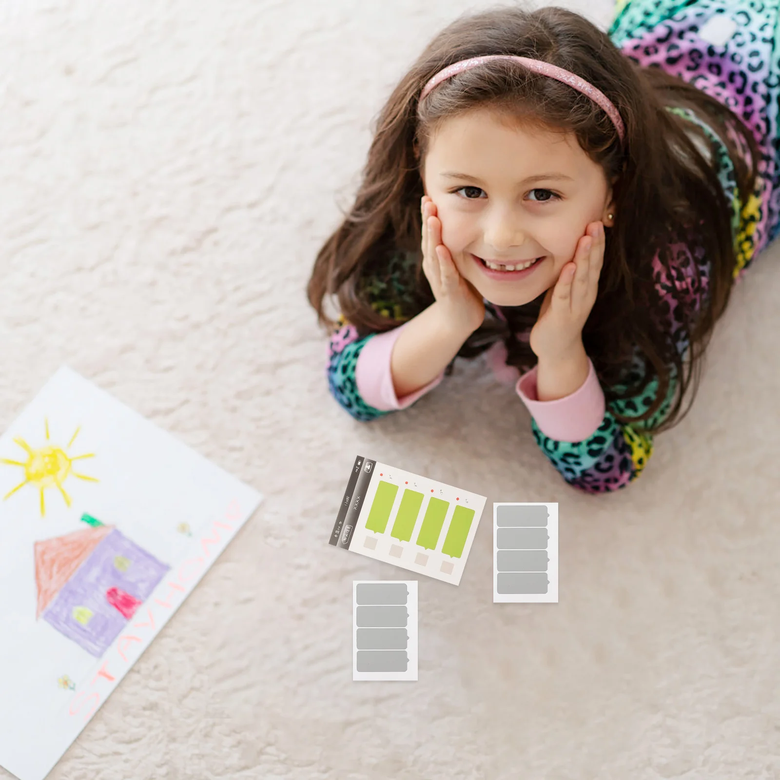 

1 Sheet Scratch Off Labels Stickers 24 Pieces Silver Grey Creative DIY Message Reveal for Gender Announcement Wedding