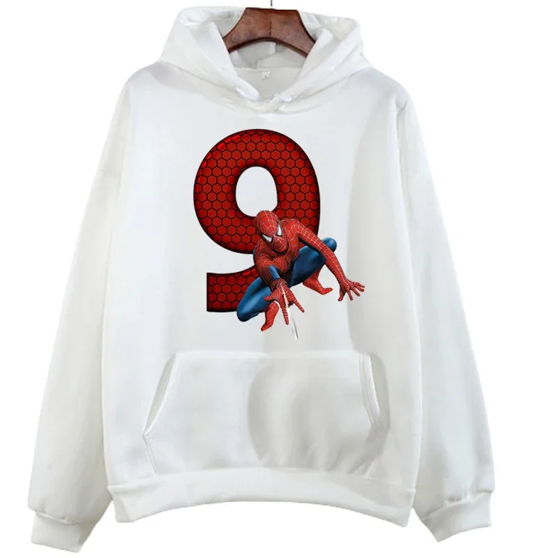 Cool Cartoon Lucky Number Hoodies para mulheres, moletons com gola O, tops femininos, streetwear casual, roupas pulôver, outono