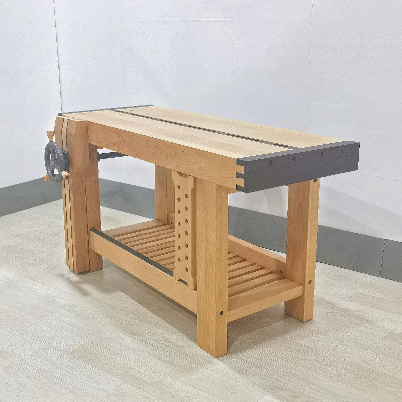 Woodworking table worktable maintenance table Nordic style manual console wooden table