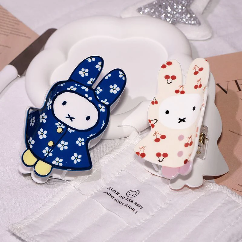 

Cute Miffy Hair Clip Cartoon Creative Headwear Dopamine High Quality Hairpin Fashion Anime Accessories Perfect Birthday Present