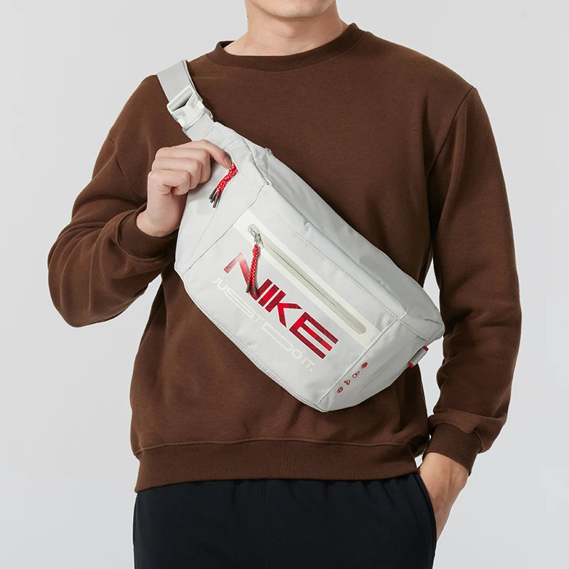 Nike Shoulder Bag, Men's and Women's Bag, Small Bag, Crossbody Bag, Outdoor Leisure Bag, Hv6123-072-1