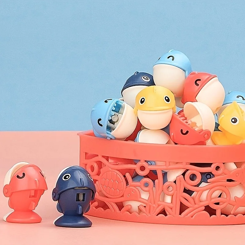 35 قطعة لعبة الصيد الكهربائية مع الموسيقى وملصقات لطيف، لعبة الصيد الممتعة المغناطيسية الدوارة للأطفال، خطاف الأسماك الدوارة