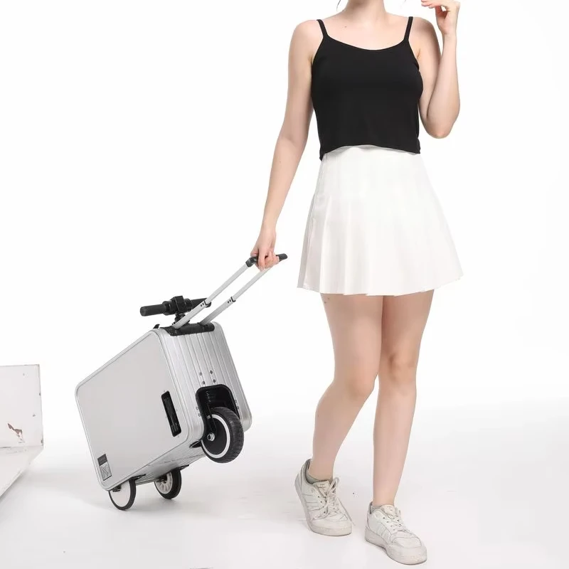 20 Inch Electric Hand Luggage Hot Sale Scooter Suitcase Can Be Ride 110kg Factory In Guangzhou For Children