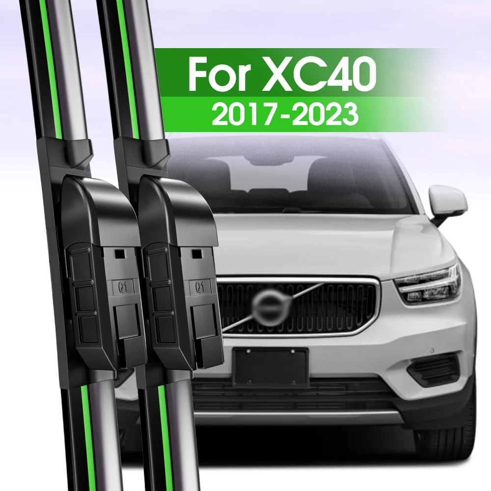 

2pcs Front Windshield Wiper Blades For Volvo XC40 2017-2023 2018 2019 2020 2021 2022 Windscreen Window Accessories