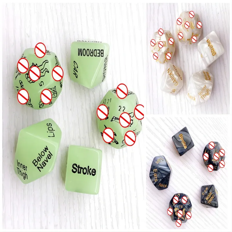 

5pcs Sex Dice Fun Adult Erotic Love Sexy Posture Couple Lovers Humour Game Toy Novelty Party Gift 18