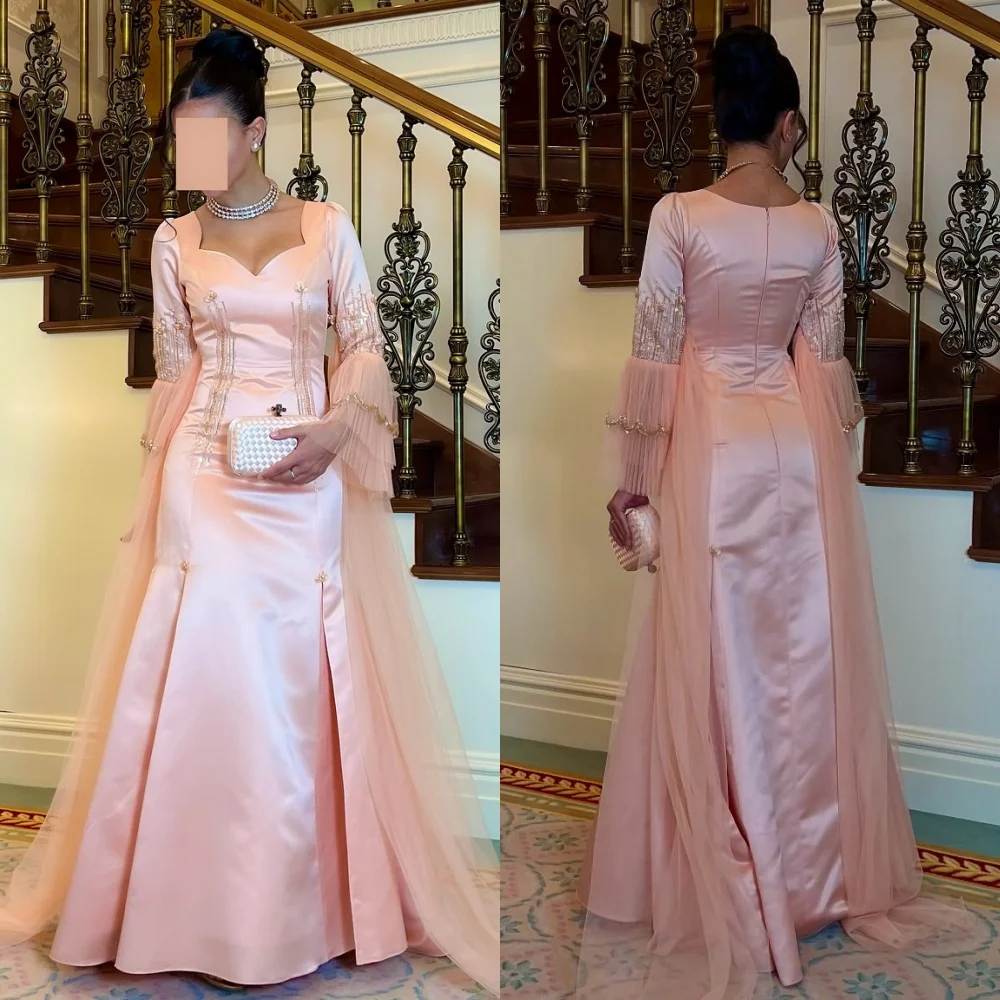 

Customized Intricate Pleat Beading Sequined Mermaid V-neck Long Dresses Bespoke Occasion Dresses Sizes Available High Quality