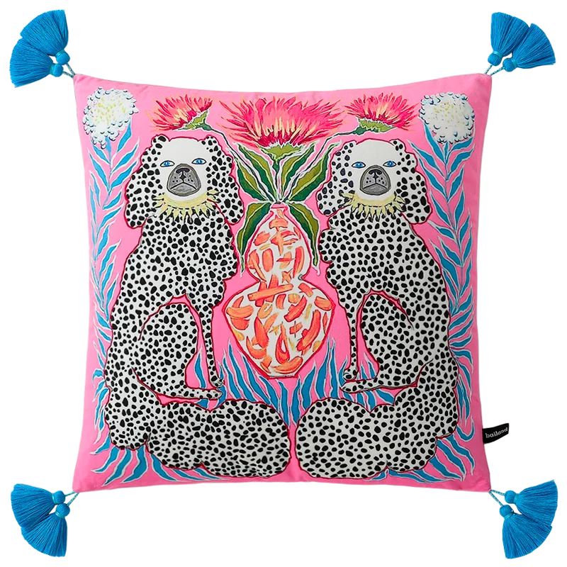 Inspired Luxury Velvet Cushion Cover Square Coral Mystical Animal Themes Throw Pillow Case For Sofa Couch Vintage Double Side