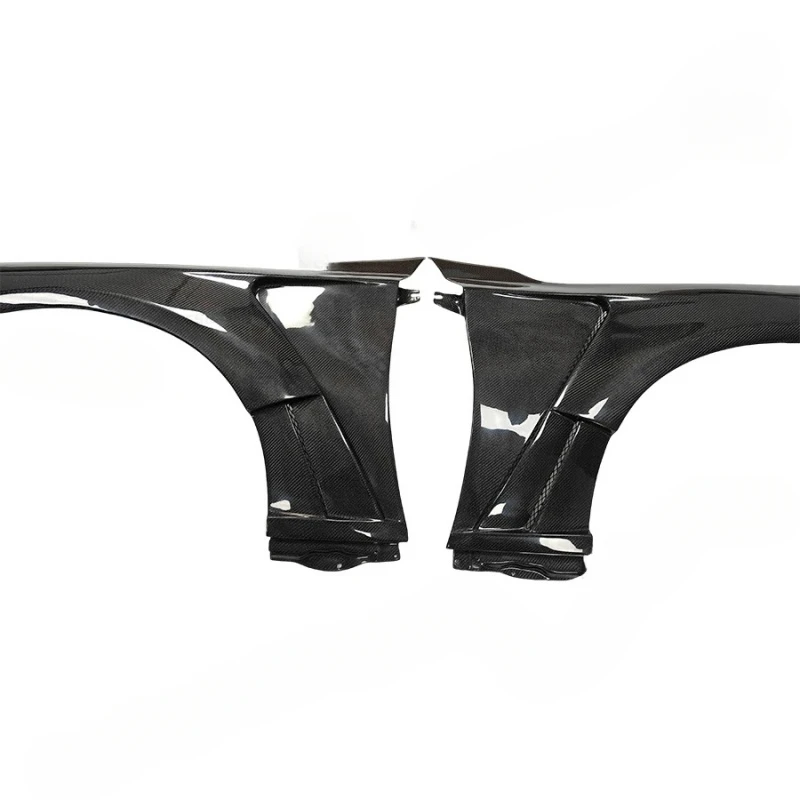 Durable Carbon Fiber Ventilated Front Side Wheel Arch Cover Fit Q50 Sedan 2014-2020 Auto Exterior Modification Accessor