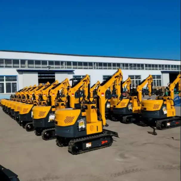 Fast Delivery Multi-function Mini Excavator 1 Ton Kubota Engine Digger Small Crawler Farm Excavators 2 Ton 3 Ton Home Customized