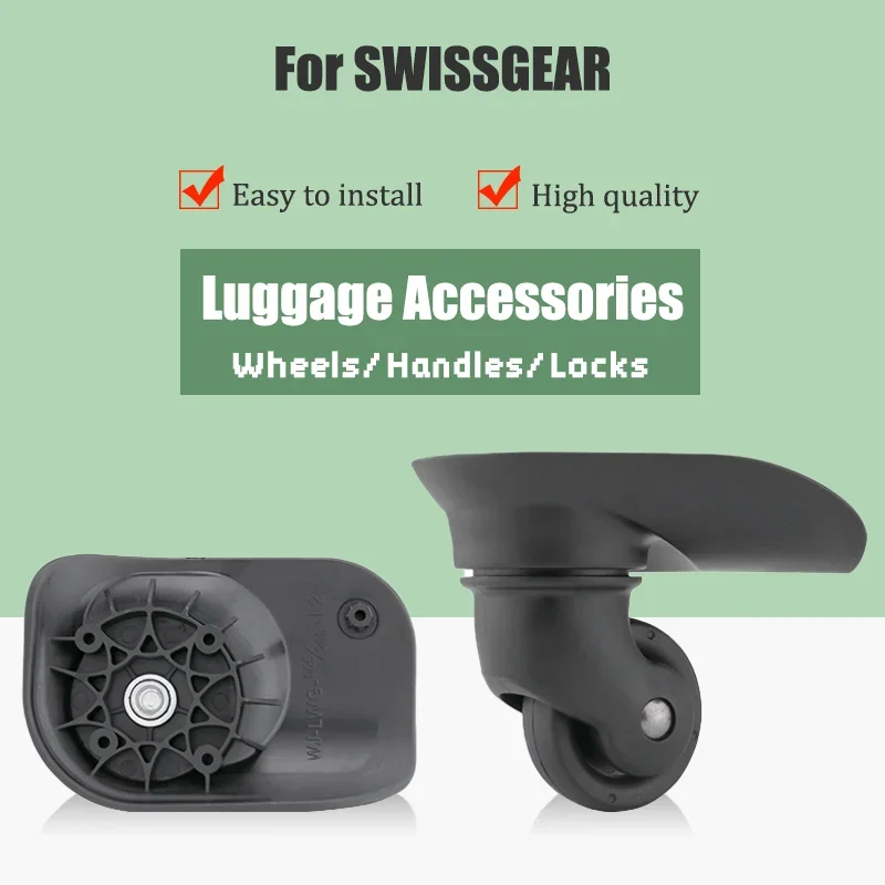 

For SWISSGEAR L301 Universal Wheel Trolley Case Wheel Replacement Luggage Pulley Sliding Casters Slient Wear-resistant Repair
