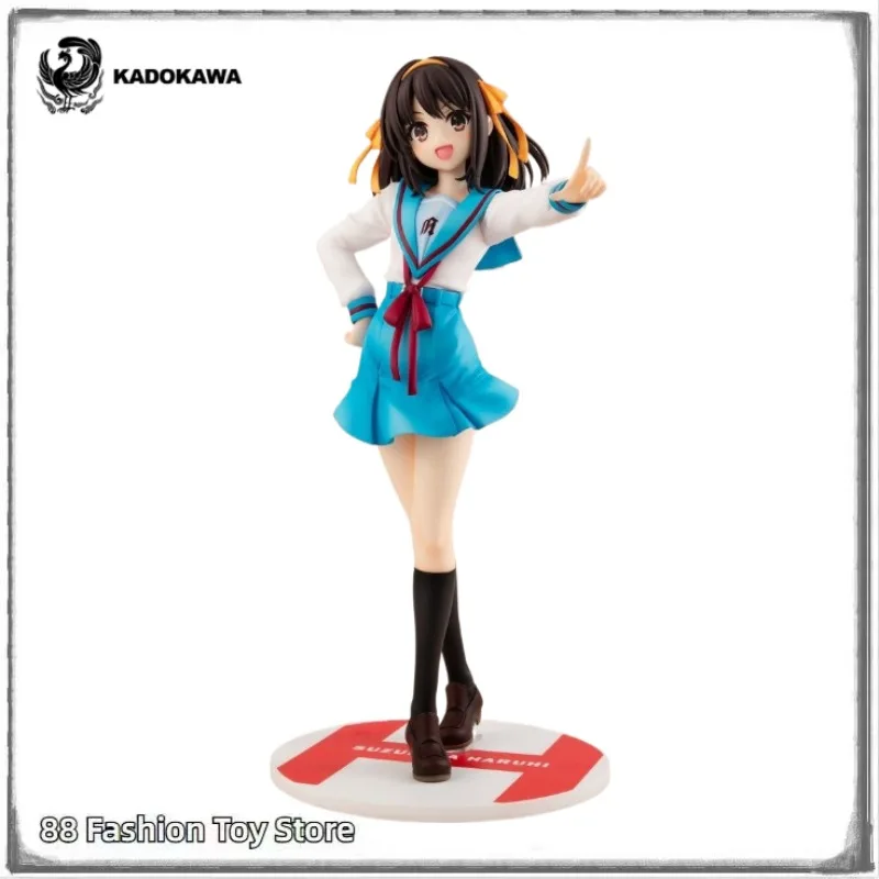 

In Stock Original KADOKAWA KDcolle The Melancholy of Haruhi Suzumiya Suzumiya Haruhi Anime Figures Toys Gifts Ornaments