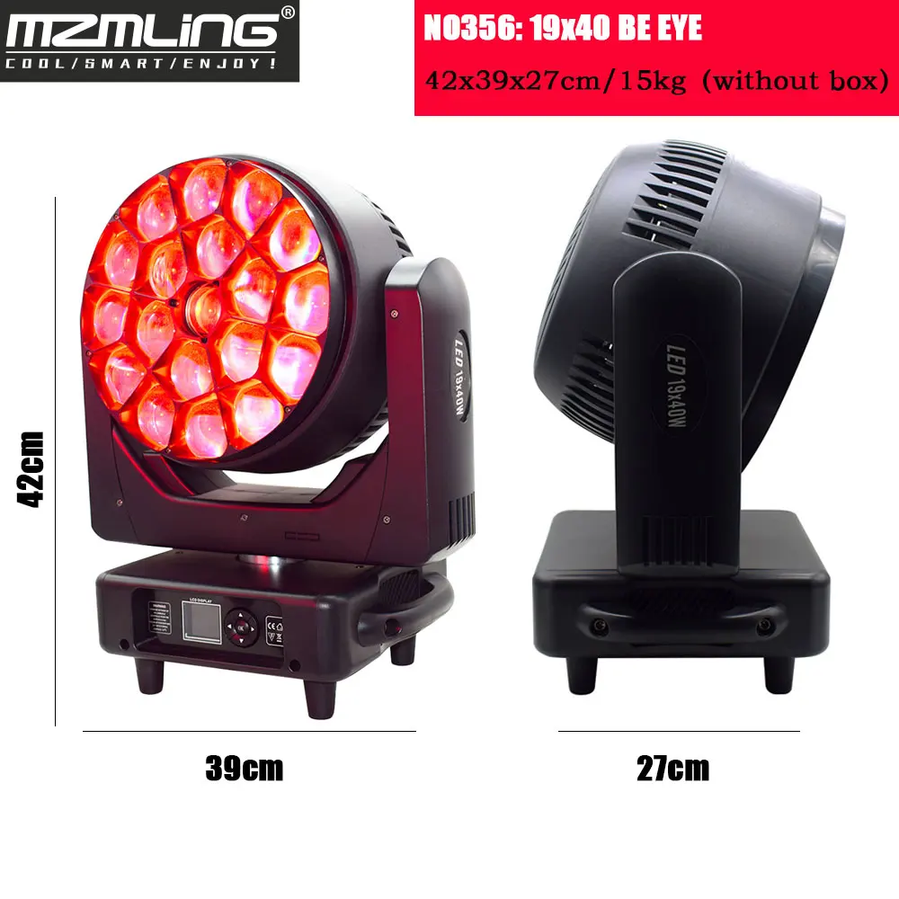 Ship From Local Warehouse Led 19x40w Big Bee Eye DMX512 Wash Moving Head Light DJ Stage