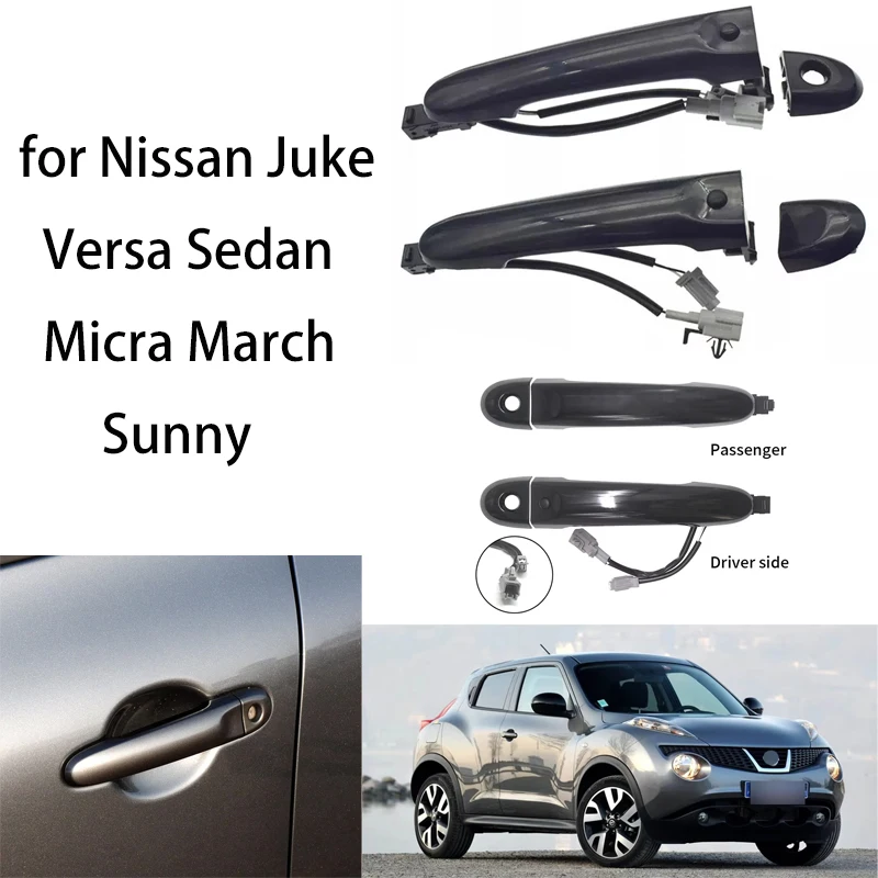 

Left/Right Exterior Door Handle For Nissan Juke Versa Sedan Micra March Sunny 82644-1FA5A 80644-1FA5A 80644-3WC2A 80640-3WC2A