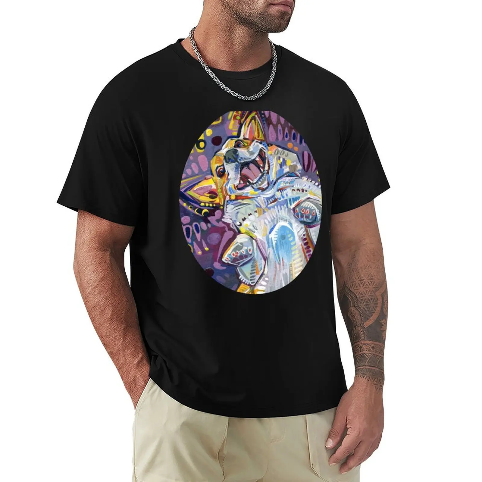 

Laughing Corgi T-Shirt Personalized t-shirt topping anime mens t shirts casual stylish