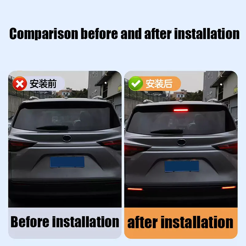 High mounted brake light flashing module anti rear end taillight module for Toyota Sienna XL40 2021 2022 2023 2024 2025